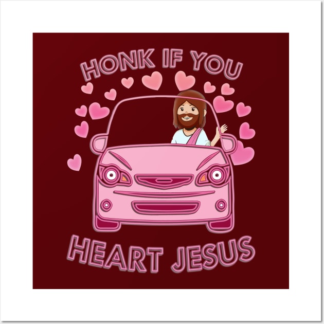 Honk for Jesus Wall Art by SCL1CocoDesigns